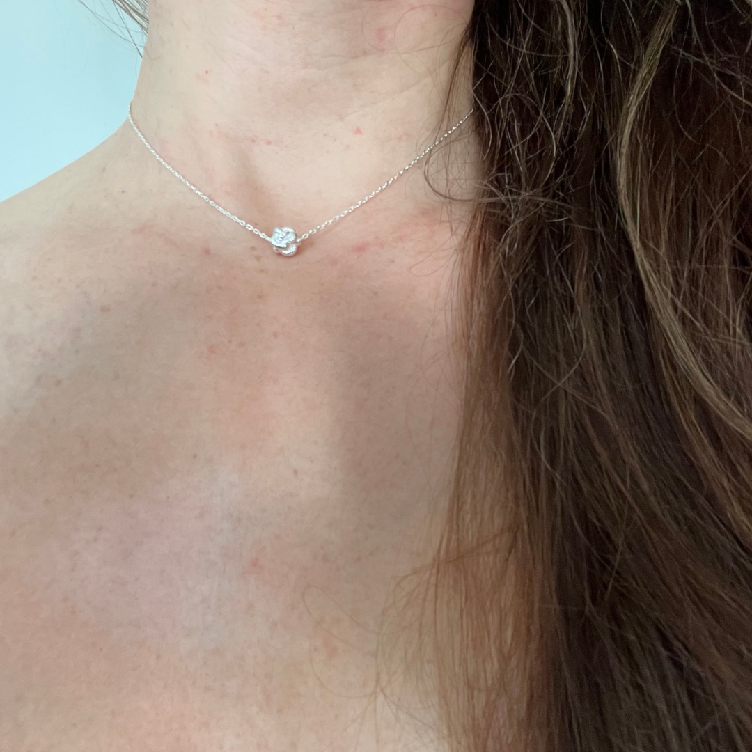 Dainty Divinity Knot Necklace