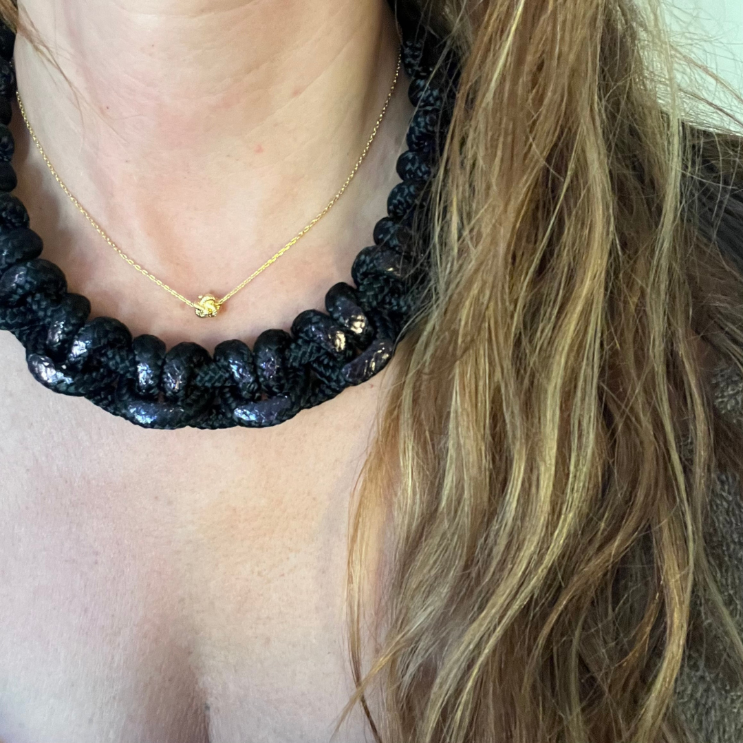 Chloe Necklace (w/foil appliqué)