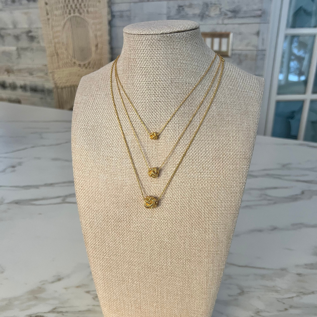 Dainty Divinity Knot Necklace