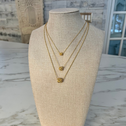 Dainty Divinity Knot Necklace