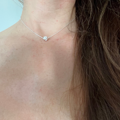 Dainty Divinity Knot Necklace