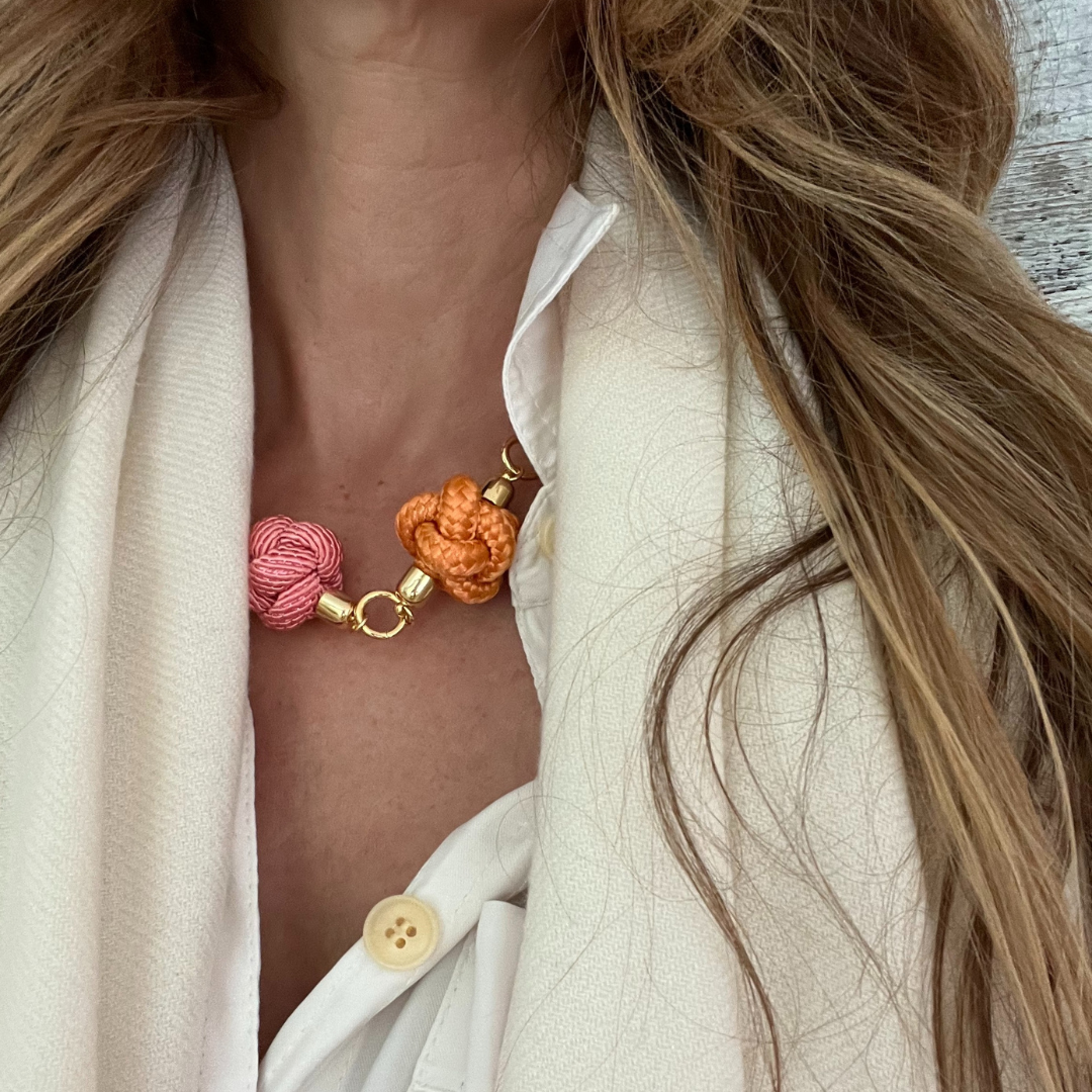 Switcheroo Divinity Knot Necklace, Silk