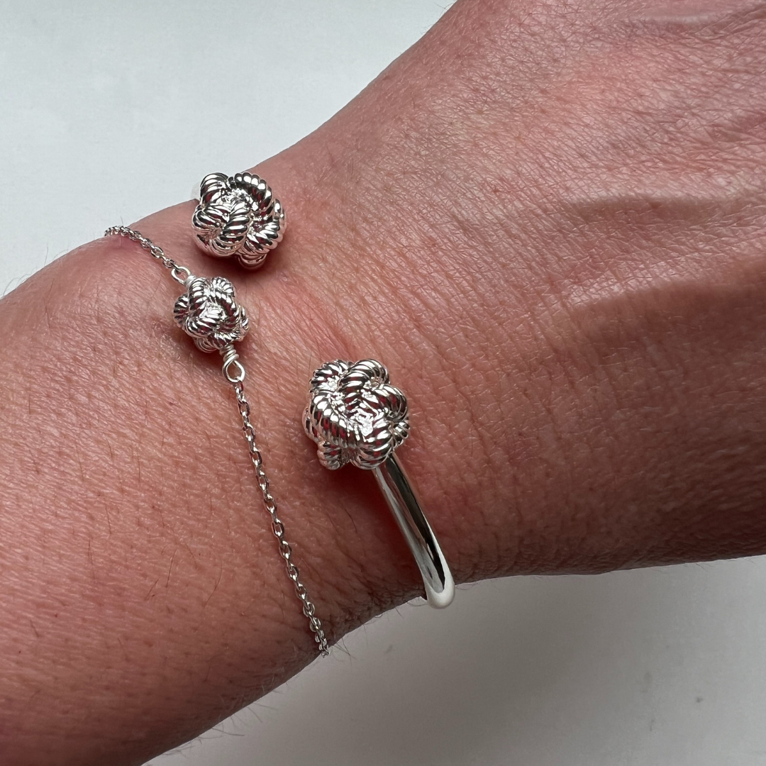 Double Divinity Knot Bangle