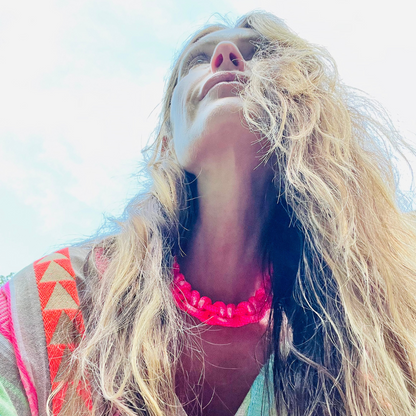 Chloe Necklace (w/foil appliqué)