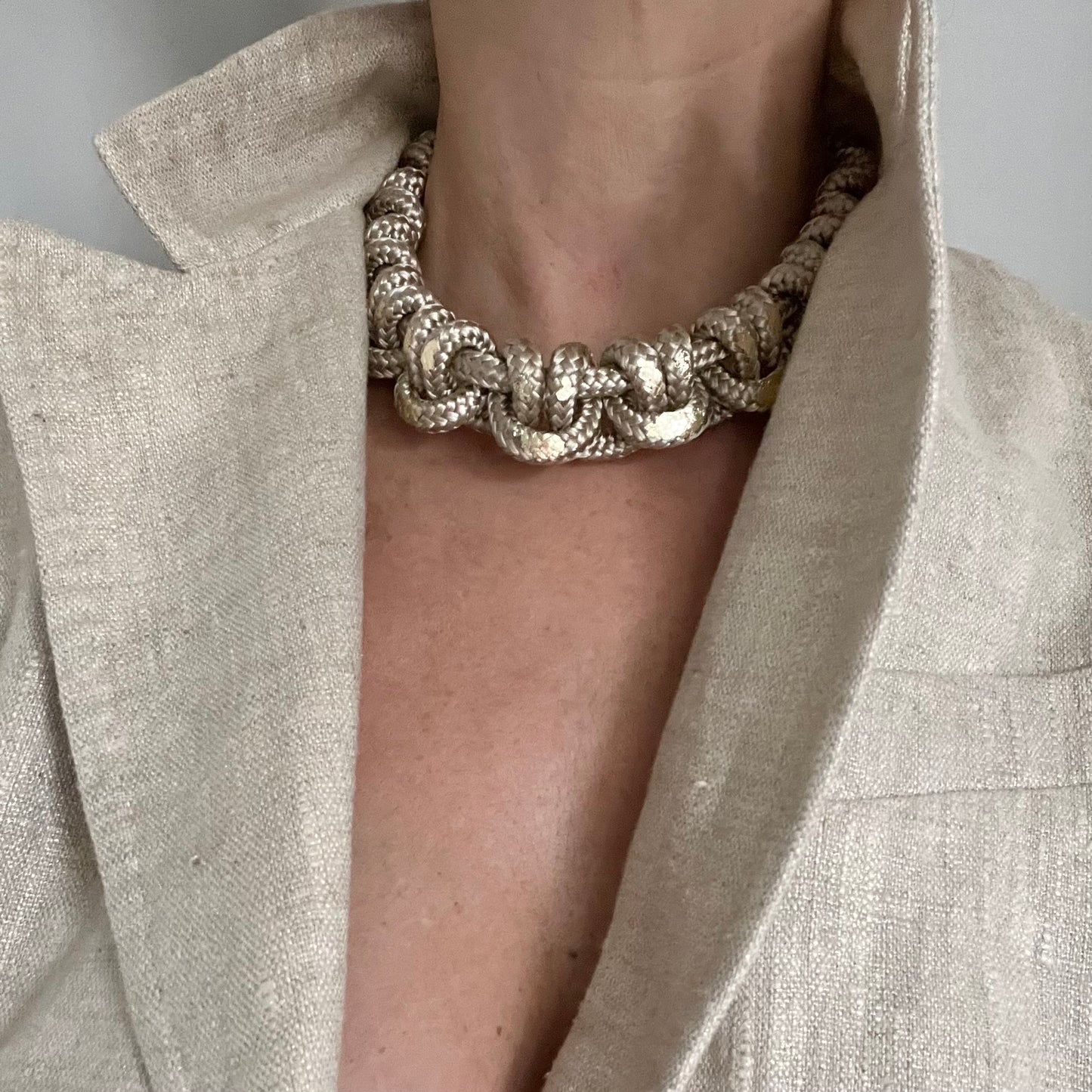 Chloe Necklace (w/foil appliqué)