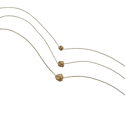 Dainty Divinity Knot Necklace