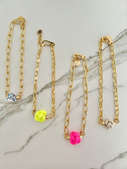 Switcheroo Divinity Knot Necklace, Nautical Line