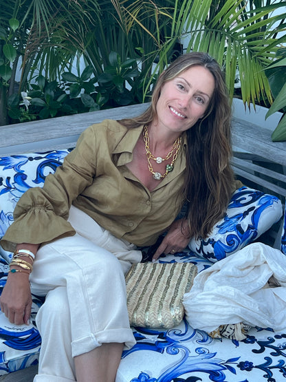 Switcheroo Divinity Knot Necklace, Metallic