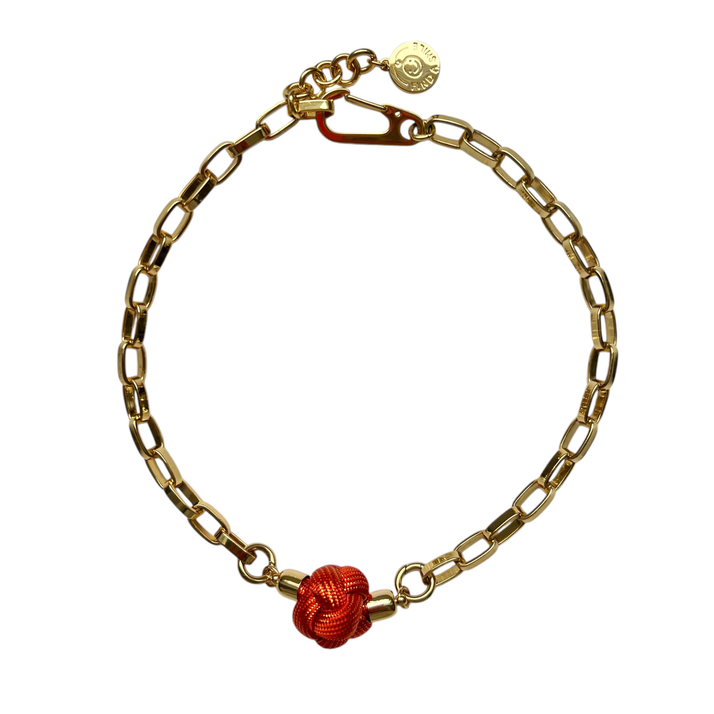 Switcheroo Divinity Knot Necklace, Metallic