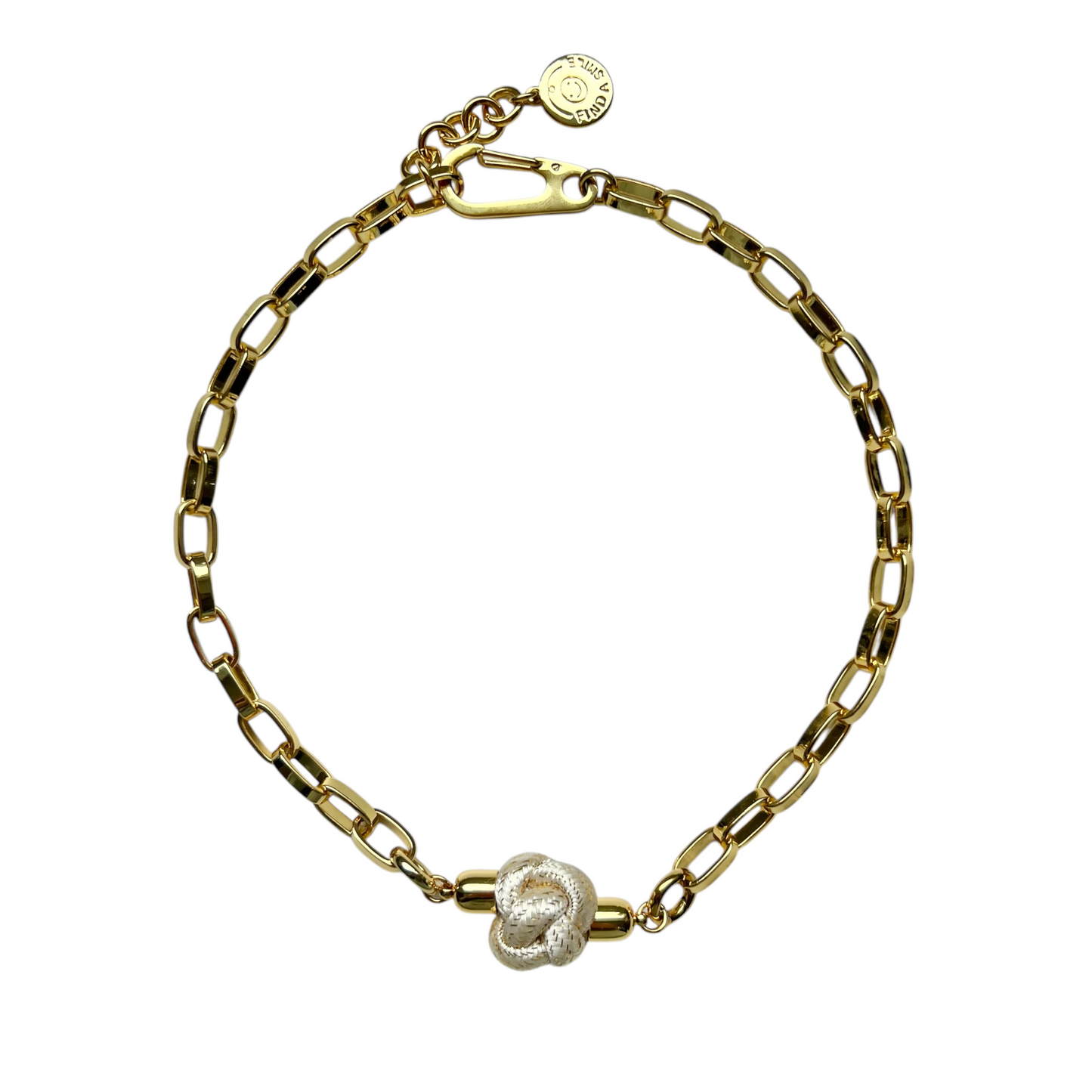 Switcheroo Divinity Knot Necklace, Metallic