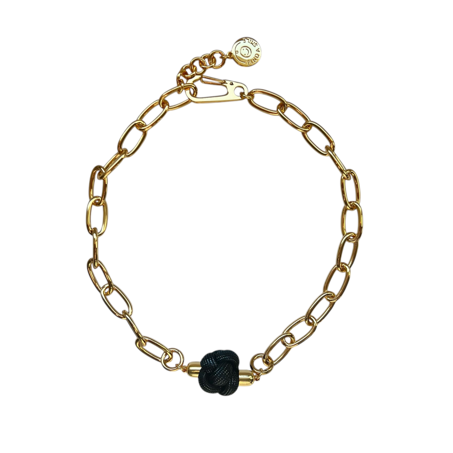 Switcheroo Divinity Knot Necklace, Metallic