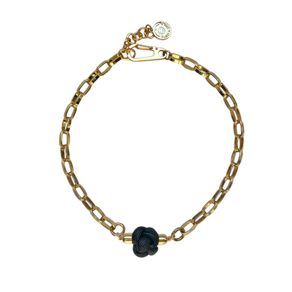 Switcheroo Divinity Knot Necklace, Metallic