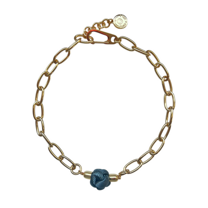 Switcheroo Divinity Knot Necklace, Metallic