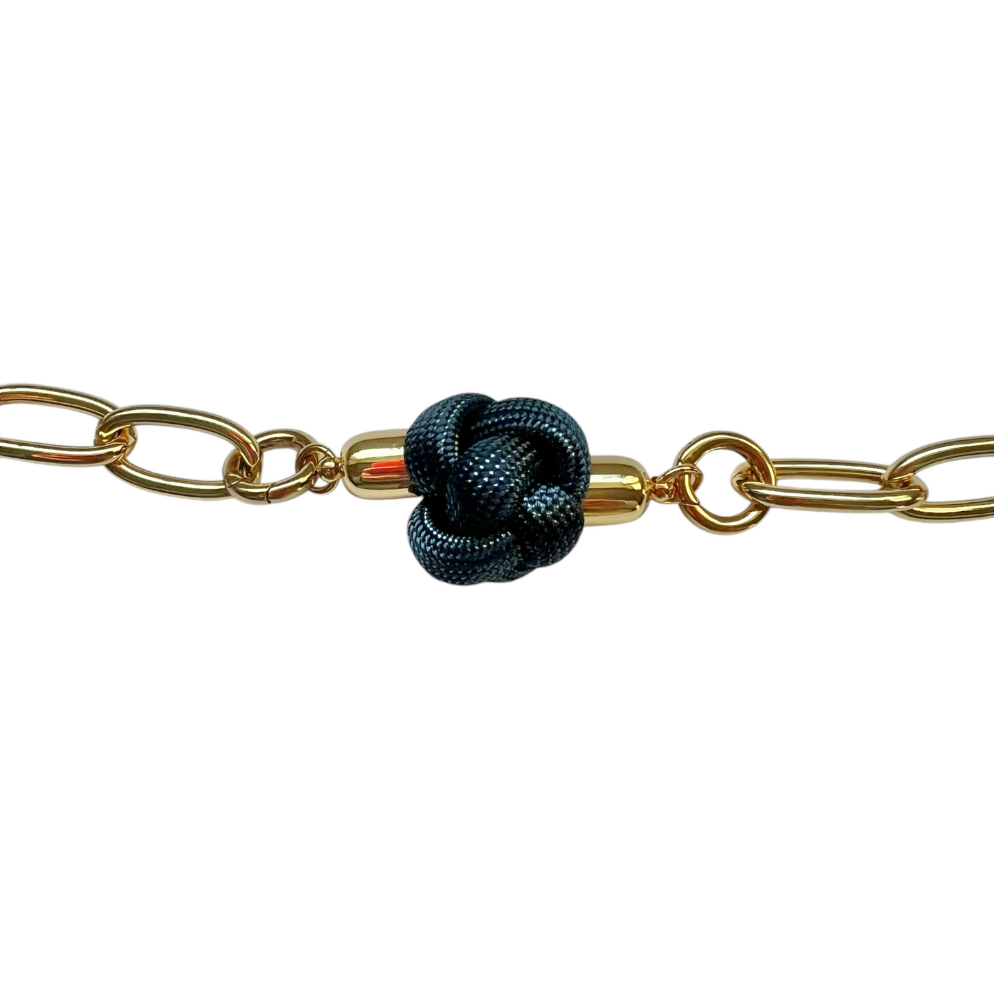 Switcheroo Divinity Knot Necklace, Metallic