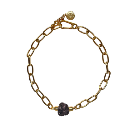 Switcheroo Divinity Knot Necklace, Metallic