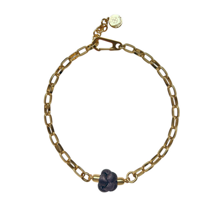 Switcheroo Divinity Knot Necklace, Metallic