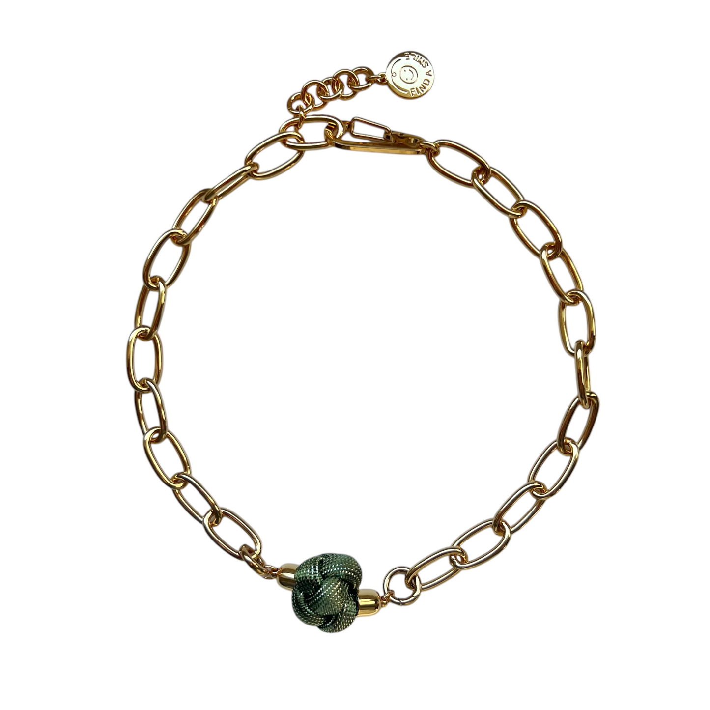 Switcheroo Divinity Knot Necklace, Metallic