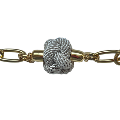 Switcheroo Divinity Knot Necklace, Silk